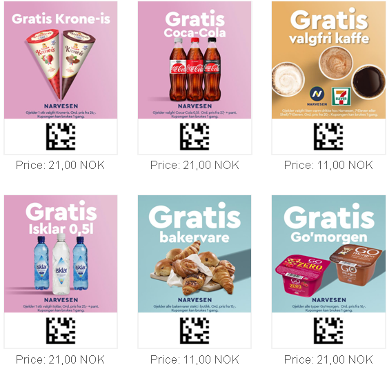 partner coupons in Norway