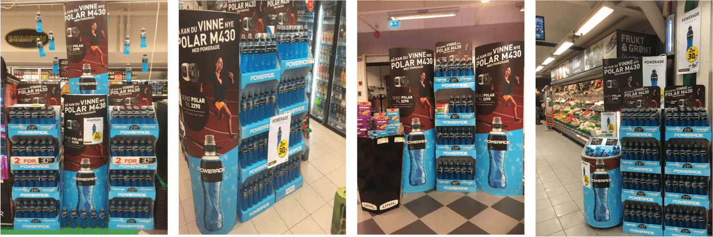 Powerade activated their product