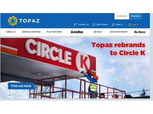 Topaz rebrands to Cirlce K