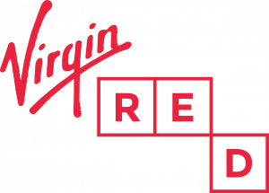 Logo of the unique loyalty marketing model in the UK: Virgin RED