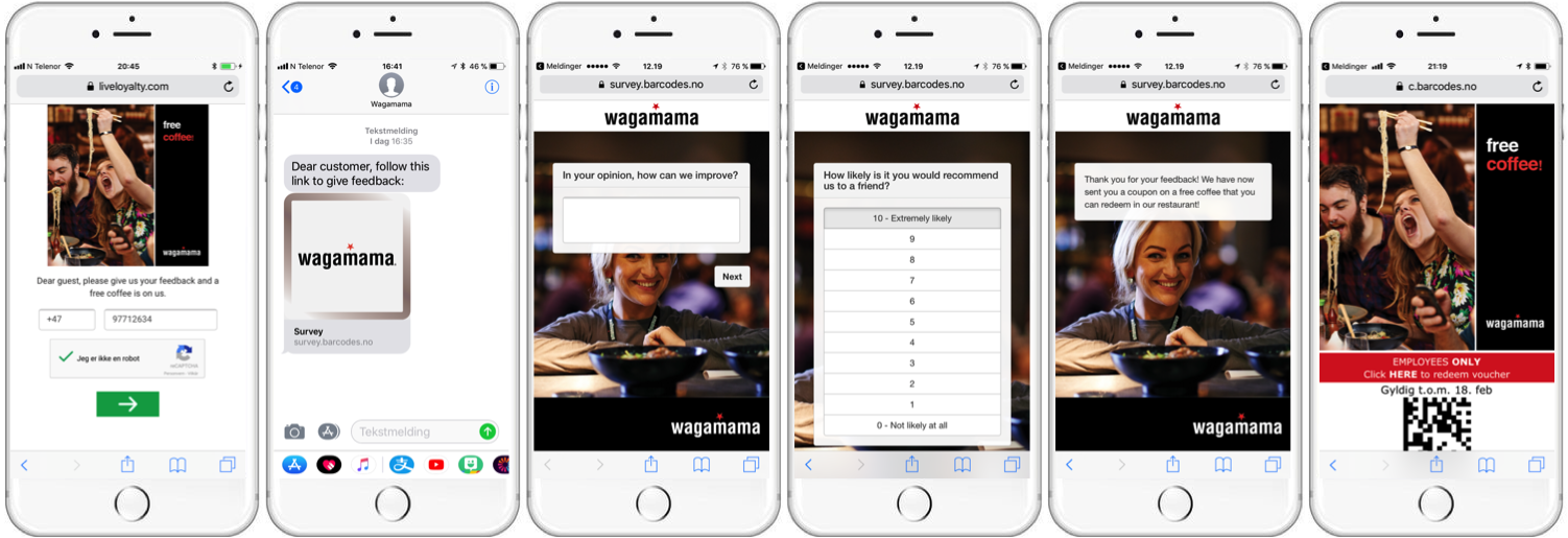 wagamama give feedback