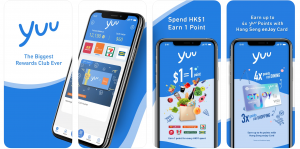 Yuu Rewards App Screens