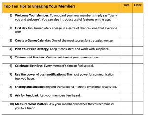 Checklist to Engaging Your Members