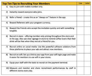 Checklist for Recruiting Your Members
