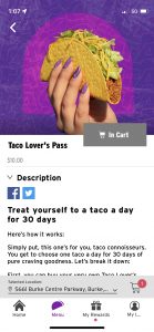 Taco Bell's subscription for the win