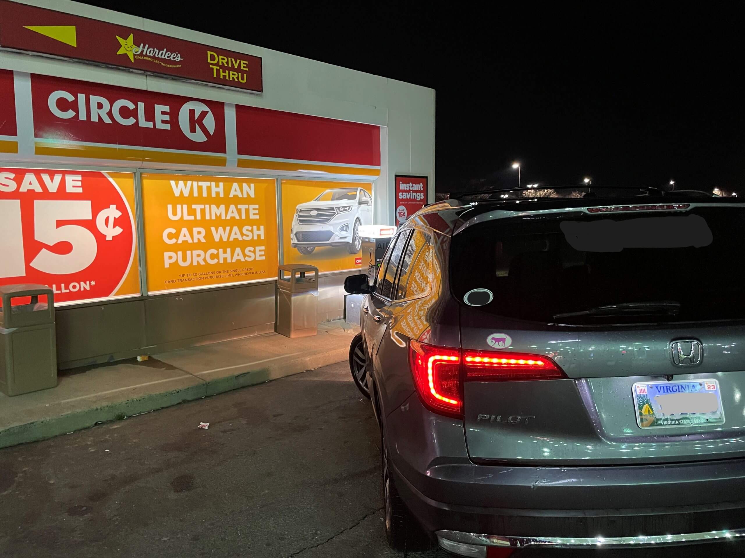 Night Car Wash Circle K