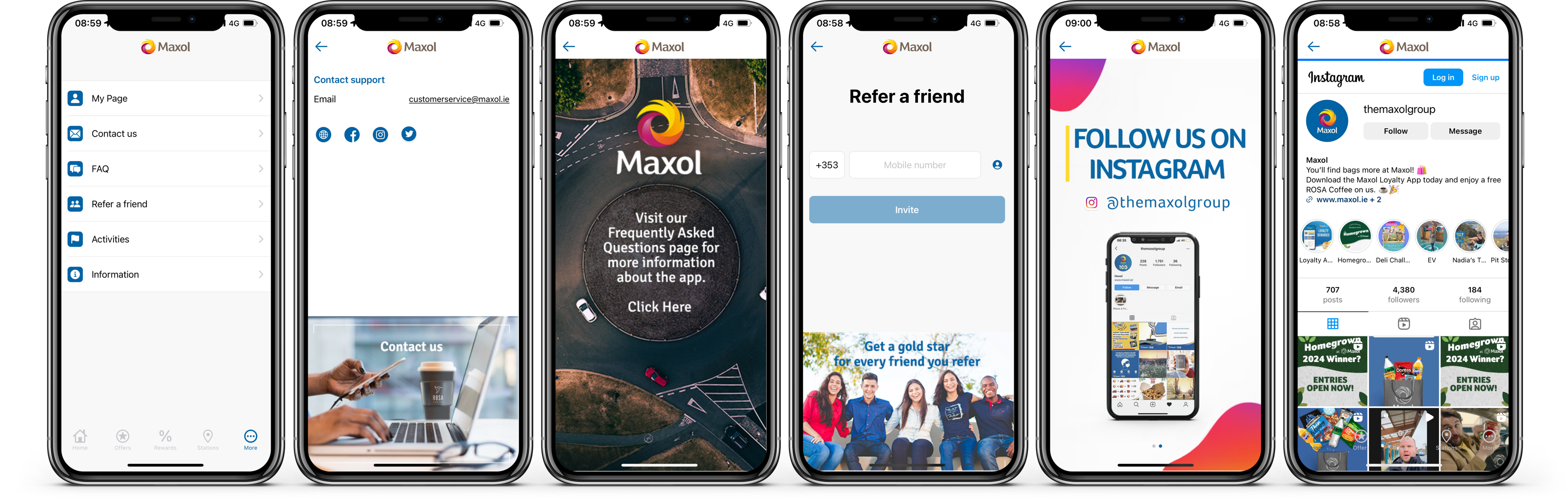 Maxol social referral