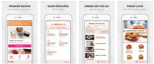 Dunkin Donuts app