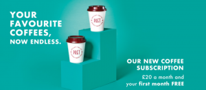 Pret coffe subscription